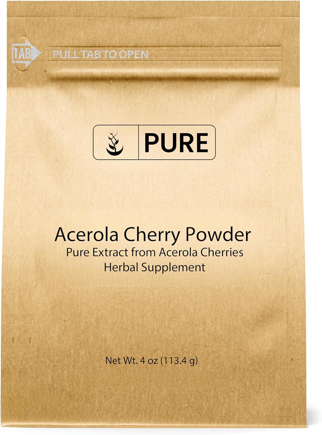 PURE ORIGINAL INGREDIENTS Acerola Cherry Powder (907 g) - Non-GM, Gluten-free, Eco-Friendly Packaging - görsel 7