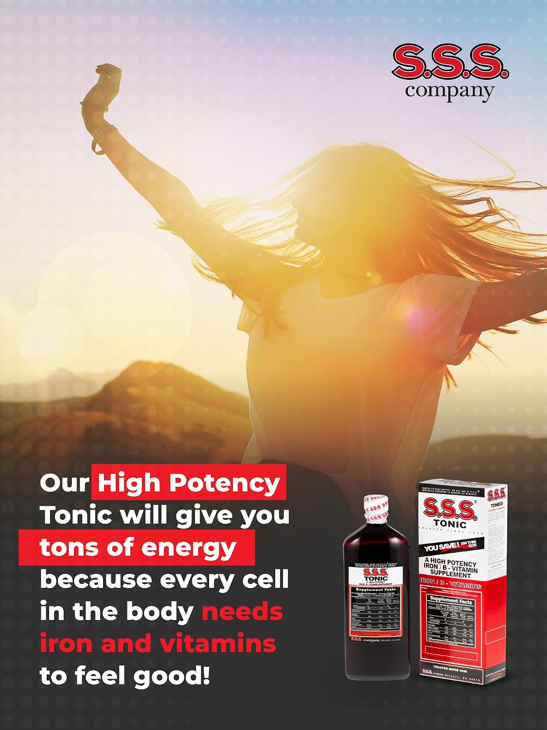 S.S.S. Tonic – High Potency Liquid Iron Supplement with B1, B2, B3 Vitamins - görsel 6