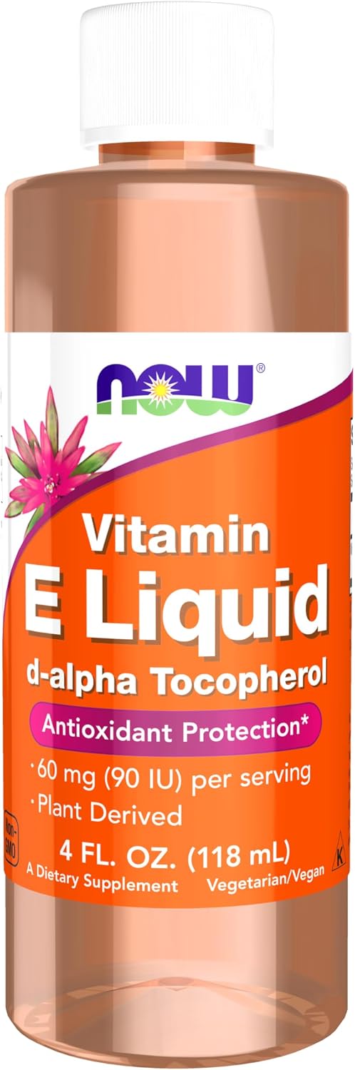 NOW Foods Natural Vitamin E Liquid - 118 ml - görsel 1