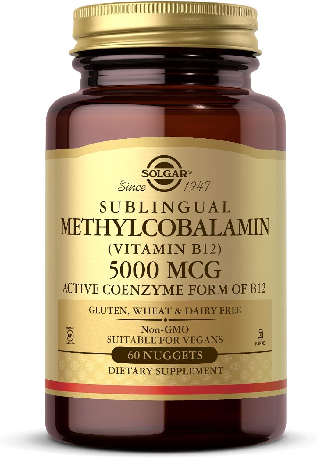 Solgar Methylcobalamin (Vitamin B12) 5000 mcg, 60 Nuggets - Cherry Flavour - görsel 1