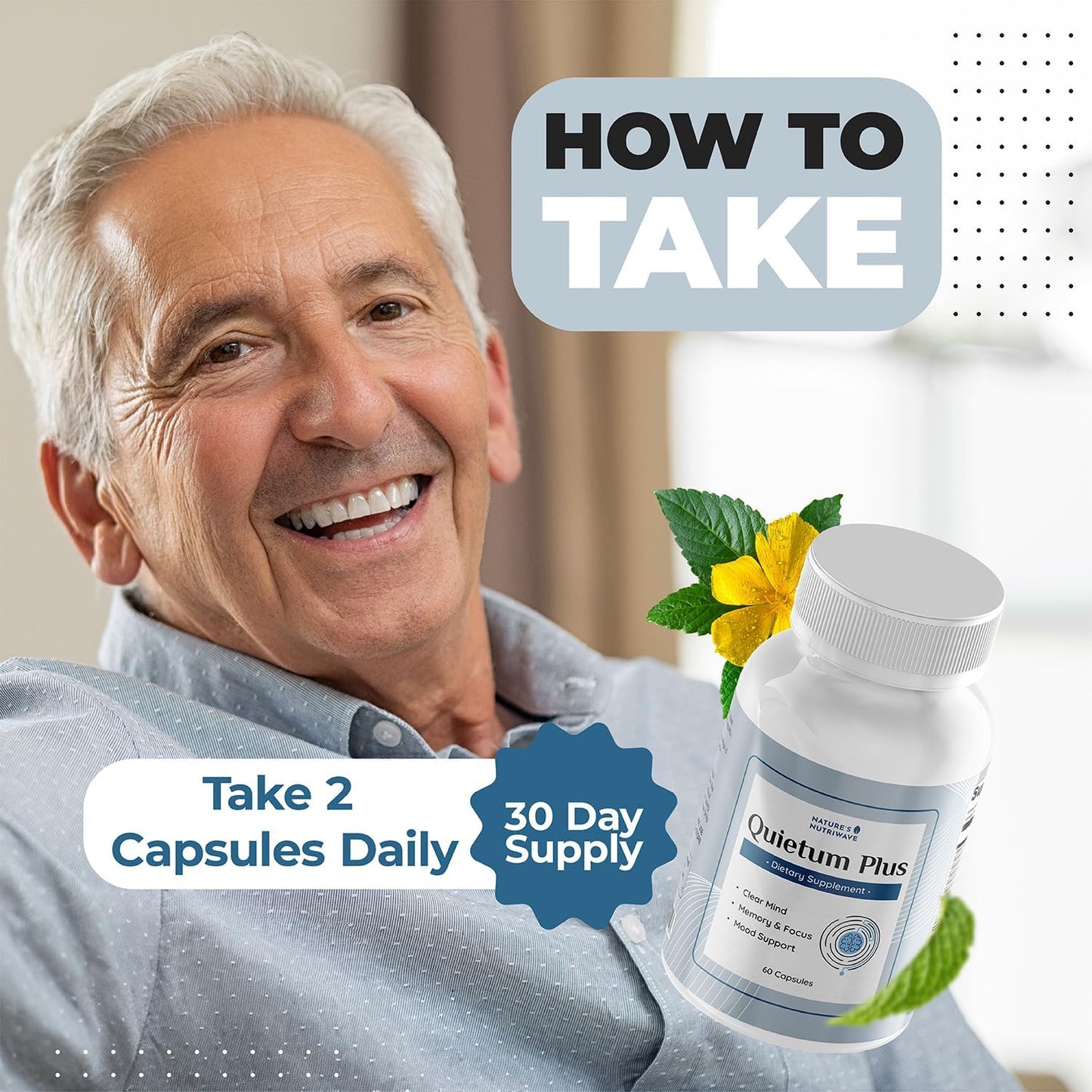 Quietum Plus – Herbal Extract Capsules – 60 Capsules - görsel 5