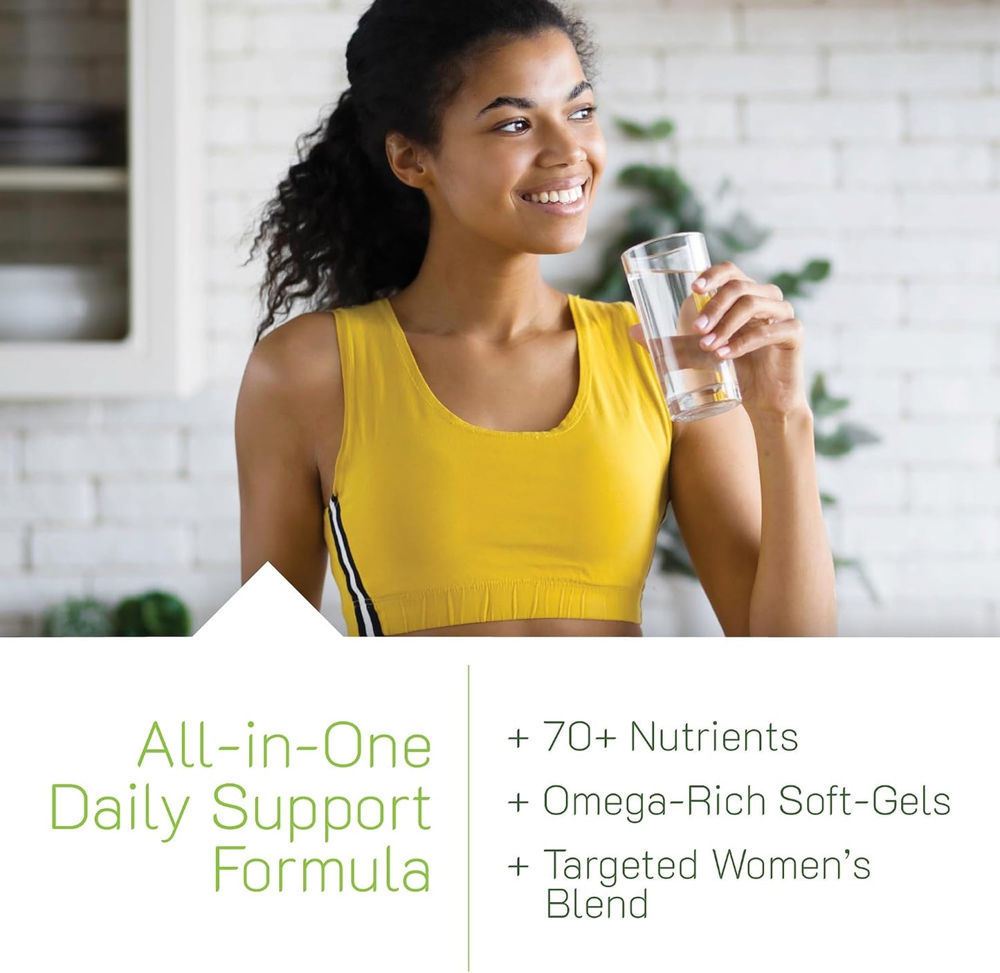 Irwin Naturals Women's Living Green Liquid-Gel Multivitamin - 90 Softgels - görsel 4