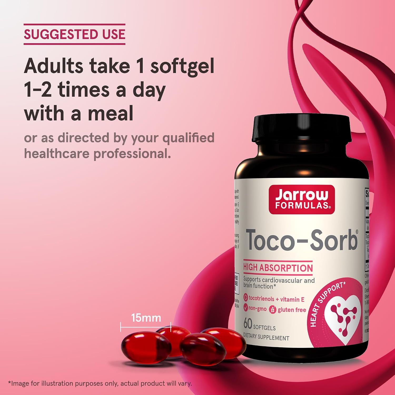 Jarrow Formulae Toco-Sorb – Tocotrienol-Tocopherol Complex with Vitamin E, 60 Soft Gels - görsel 7