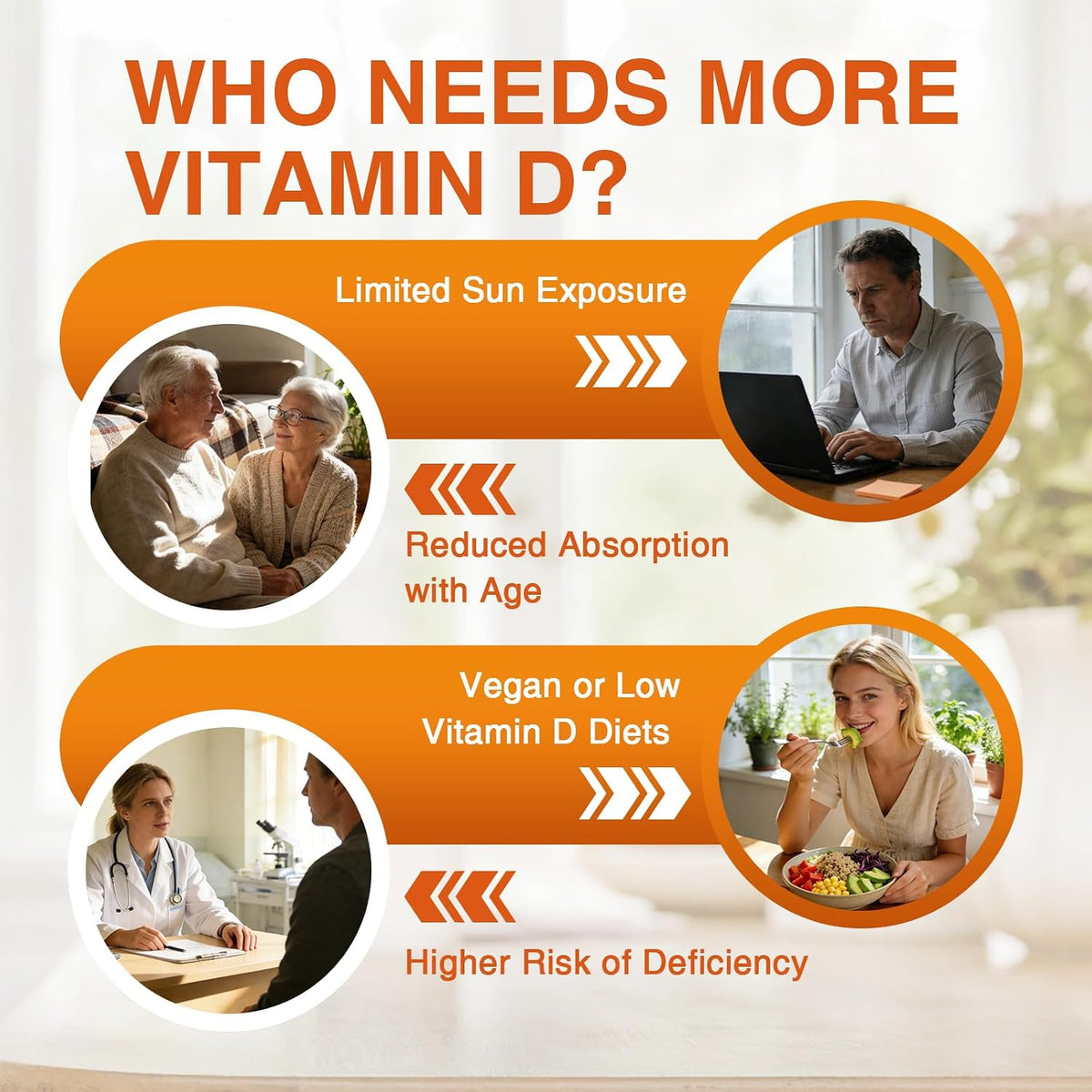 ZEBORA Vitamin D3 K2 10,000 IU + 100 µg K2 MK-7 – 120 Capsules - görsel 3