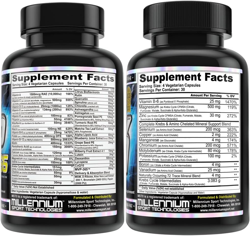 MST Foundation Stack: ZMK Night-time Multi-Mineral & MVP-365 Premium Multiple Vitamin - görsel 3
