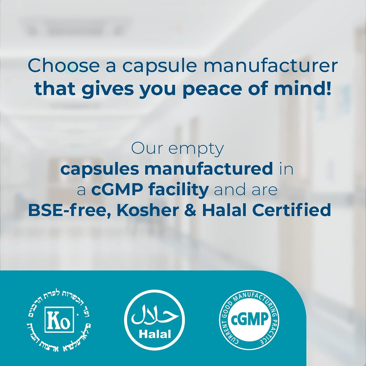 Capsuline Size 0 Empty Gelatine Capsules (500 Count) - Clear, Gluten-Free, Kosher, Non-GMO Certified - görsel 7