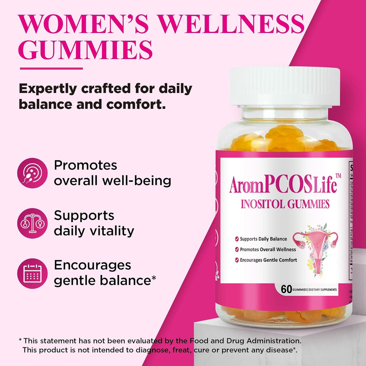 AromPCOSLife Inositol Gummies for Women - görsel 8