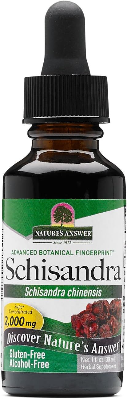 Nature's Answer Schisandra Berry Extract - Alcohol-Free, Gluten-Free Stress and Fatigue Support - görsel 8