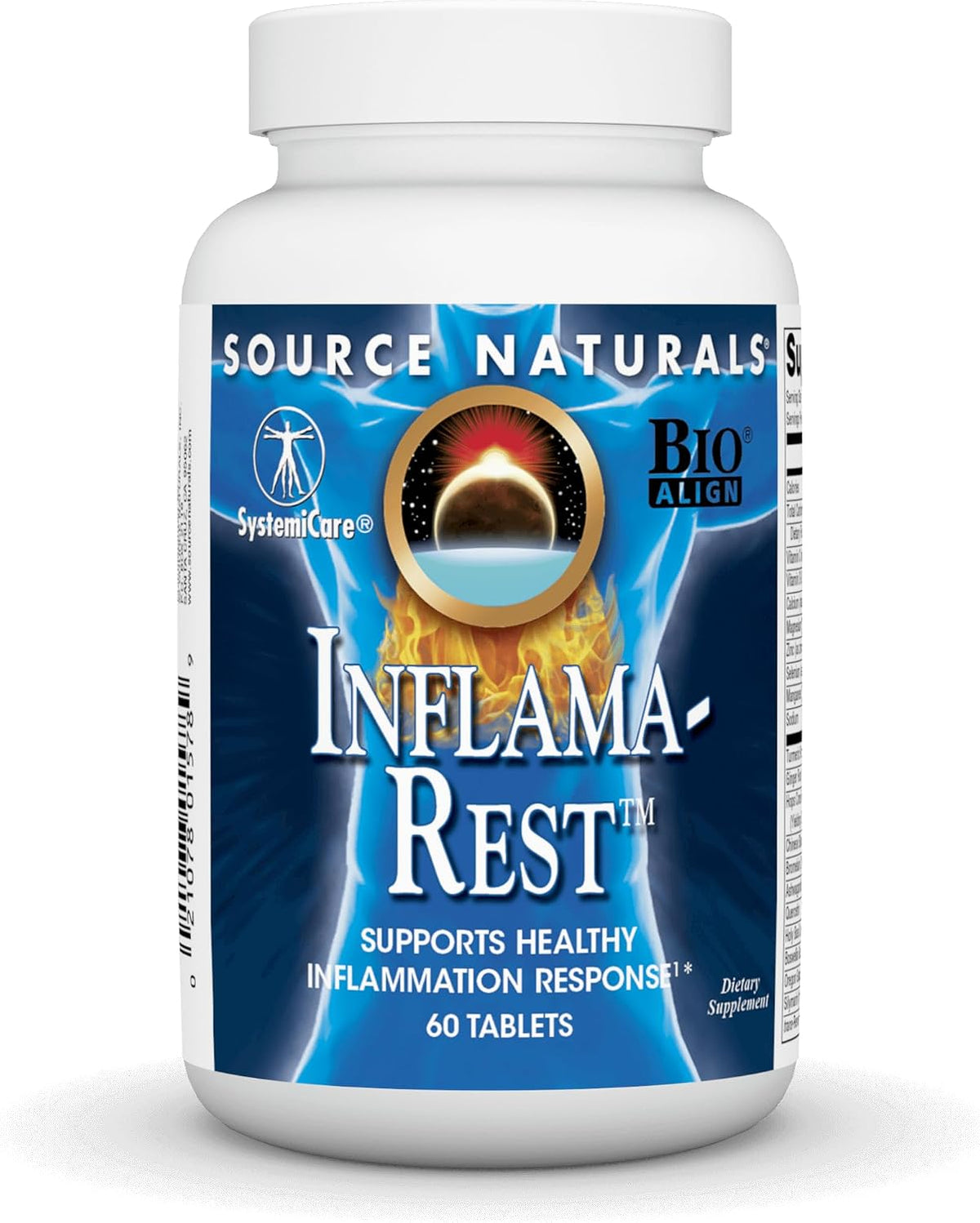 Source Naturals Inflama-Rest - Herbal & Mineral Blend with Turmeric, Boswellia, Ginger, Quercetin - Supports Relaxation and Mobility - 30 Tablets - görsel 5