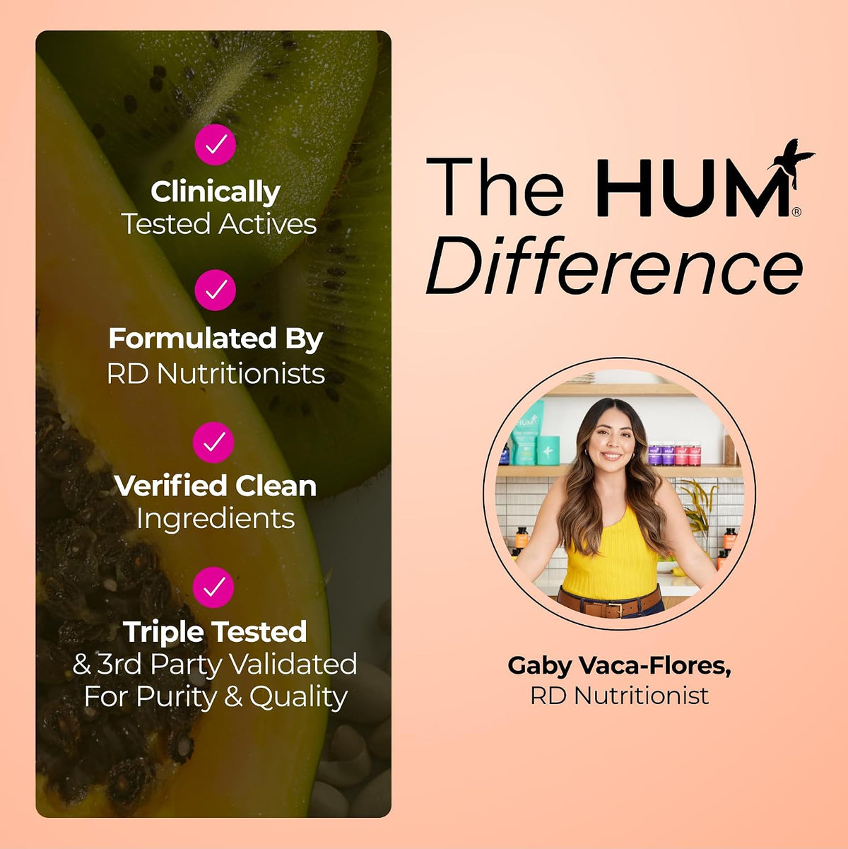 HUM Base Control Multivitamin for Women – Daily Multivitamin with Vitamin C, Iron, Biotin, Zinc, B Complex (30 Capsules) - görsel 8