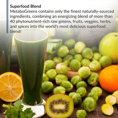 BioTrust Metabo Greens Superfood Powder – Energising Berry (30 Servings)