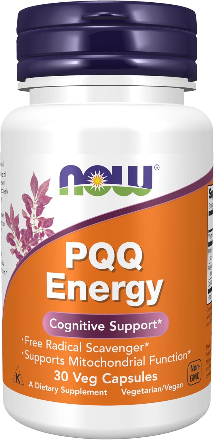 NOW Foods PQQ Energy, Antioxidant Support*, 30 Veg Capsules - görsel 1