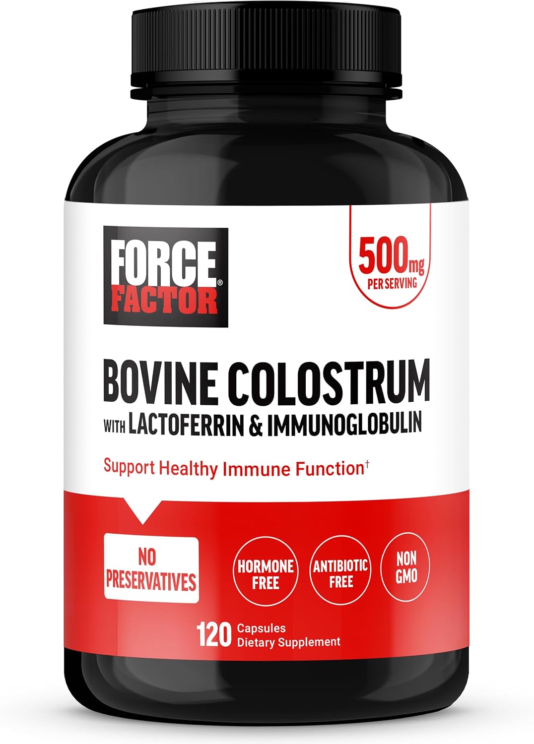 Force Factor Bovine Colostrum Capsules, 120 Capsules - görsel 1