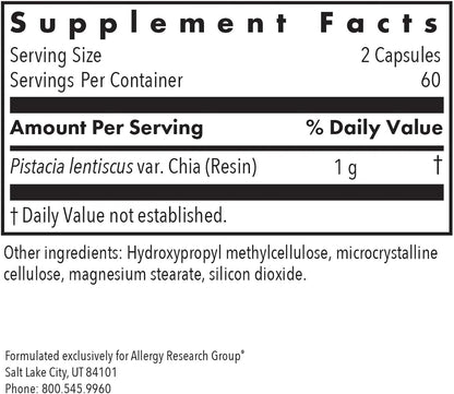 Allergy Research Group Mastica Digestive Support - 120 Capsules