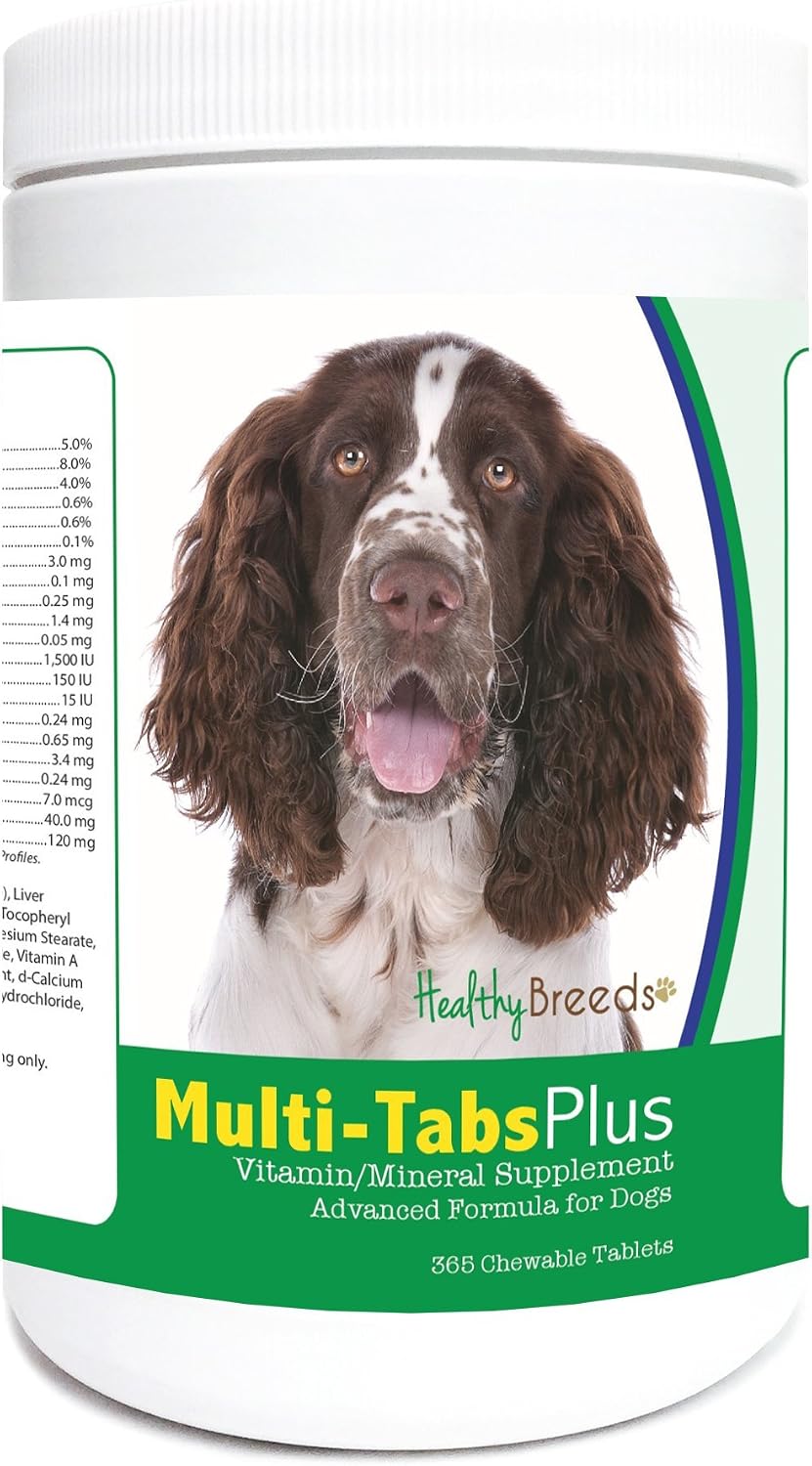 Healthy Breeds English Springer Spaniel Multi-Tabs Plus Chewable Tablets 365 Count - görsel 1