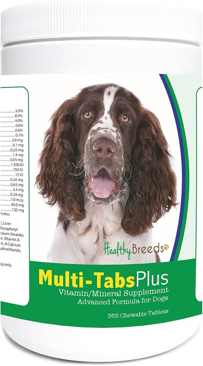 Healthy Breeds English Springer Spaniel Multi-Tabs Plus Chewable Tablets 365 Count
