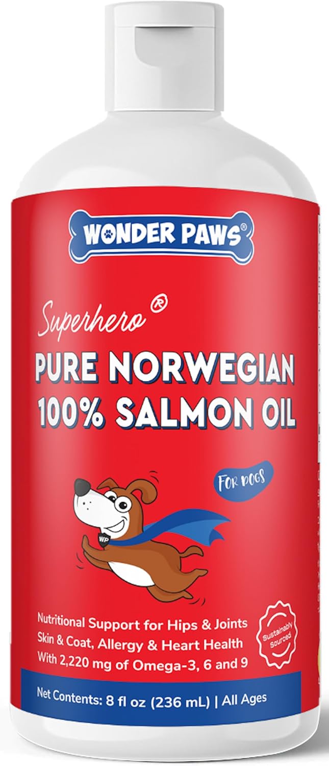 Premium Salmon Oil for Dogs – Pure Norwegian Salmon Oil High in Omega-3 EPA & DHA - Powerful Fish Oil for Dogs Skin & Coat, Hip & Joints, Allergies & Itchy Skin – Omega-3 Fish Oil for Dogs - 473 ml Liquid - görsel 9