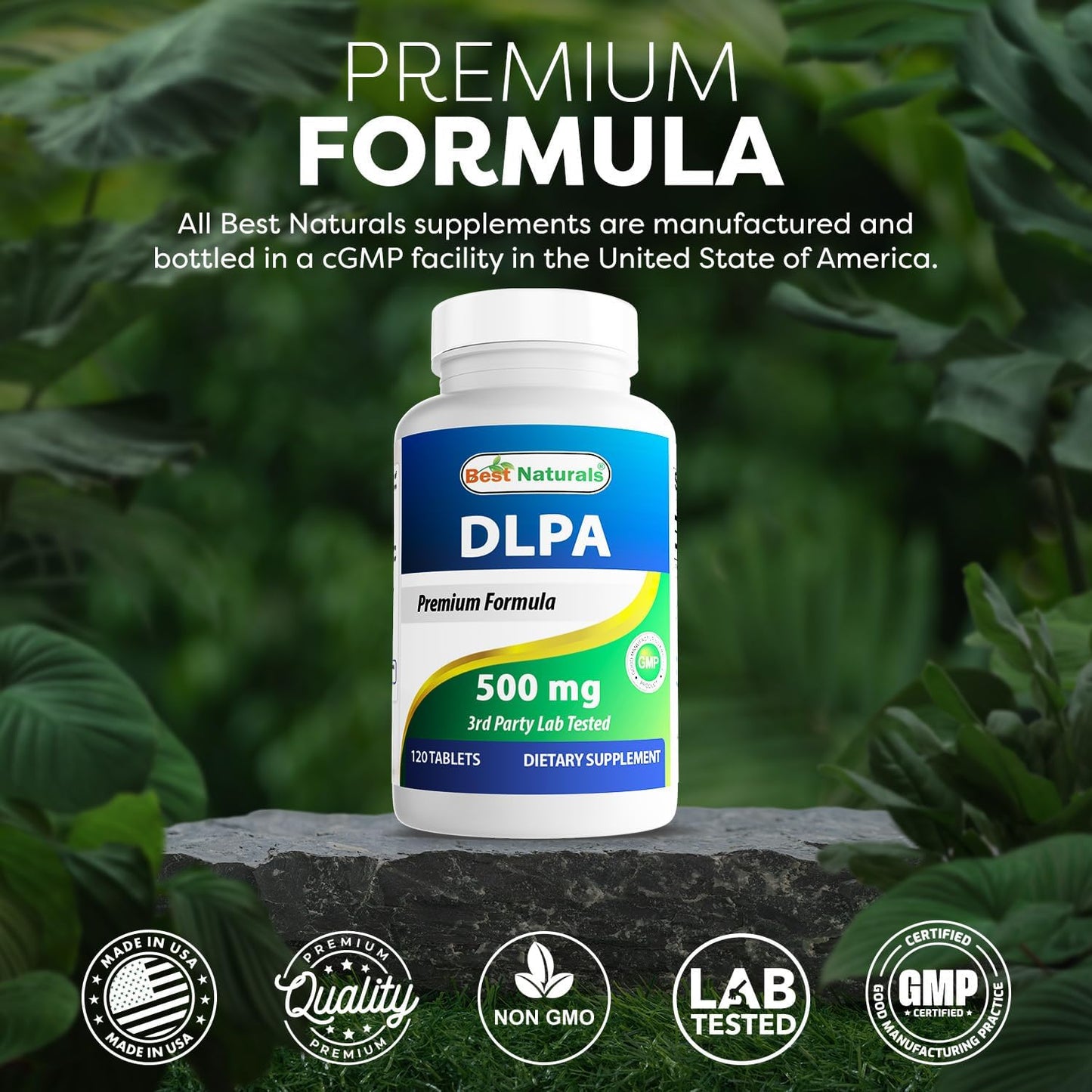 Best Naturals DLPA 500 mg 120 Tablets - görsel 5