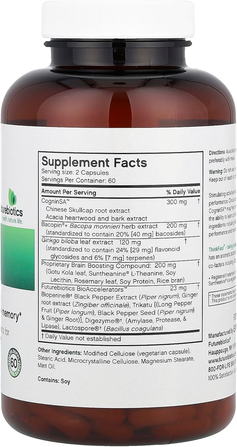 ThinkFast Futurebiotics Multivitamin - 120 Vegan Capsules - görsel 2