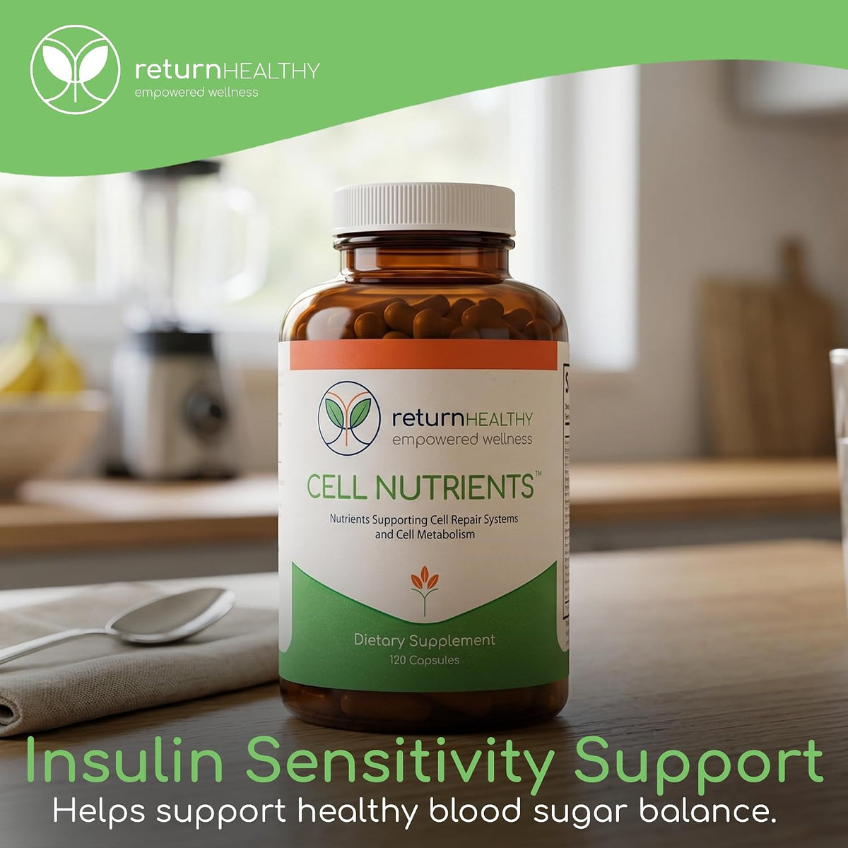 Cell Nutrients by Return Healthy - Mitochondrial Supplement for Cell Repair & Metabolism - görsel 6