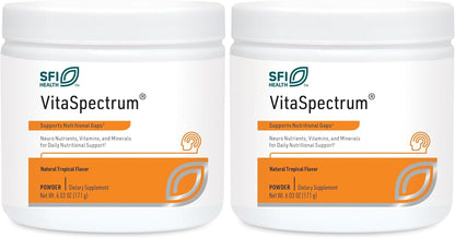 SFI Health Klaire Labs VitaSpectrum Powder – Children's Multivitamin and Mineral, Berry-Pomegranate, 171g