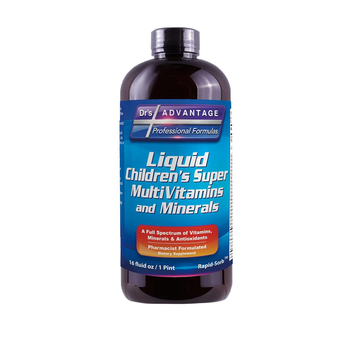 Dr's Advantage DA862 Liquid Children's Multivitamin and Minerals, 16 oz - görsel 1