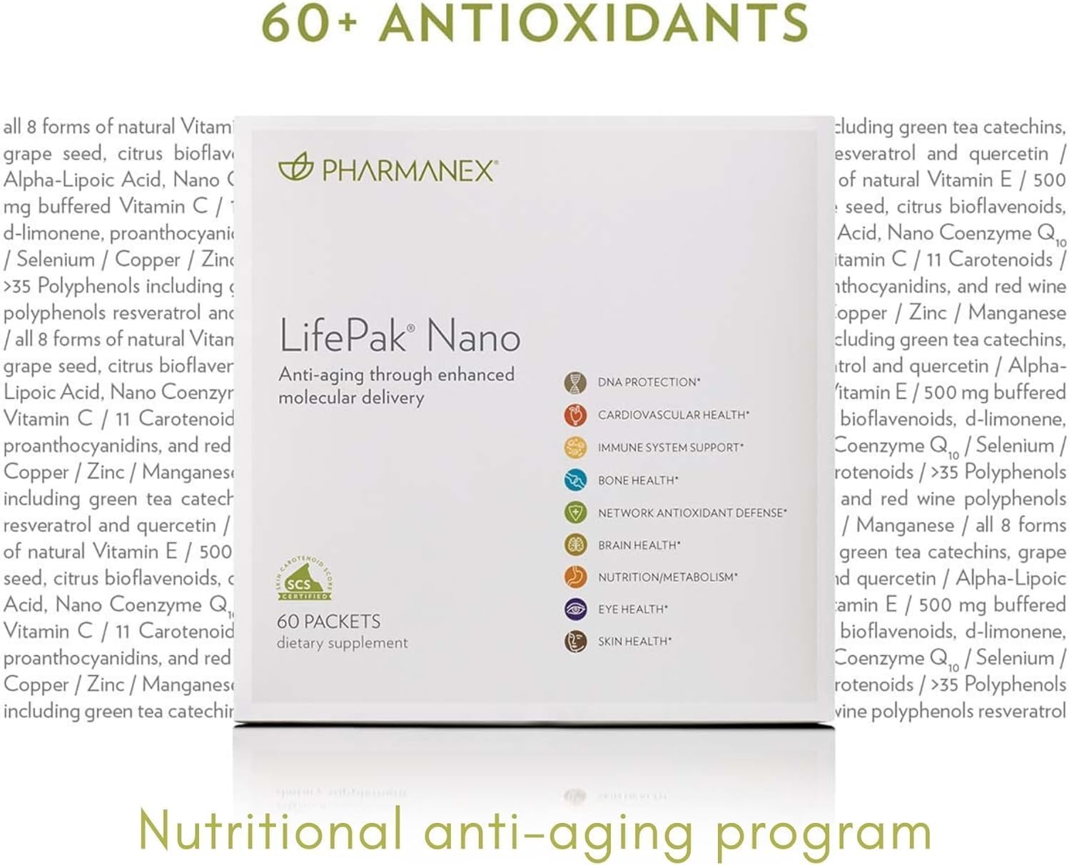 Nu Skin Pharmanex LifePak Nano Daily Food Supplement - 60 Sachets - görsel 3