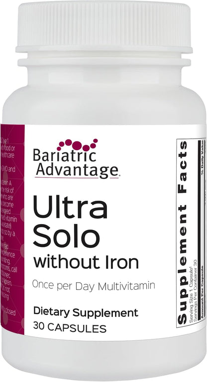 Bariatric Advantage Ultra Solo Without Iron – Once-Daily Multivitamin for Bariatric Patients