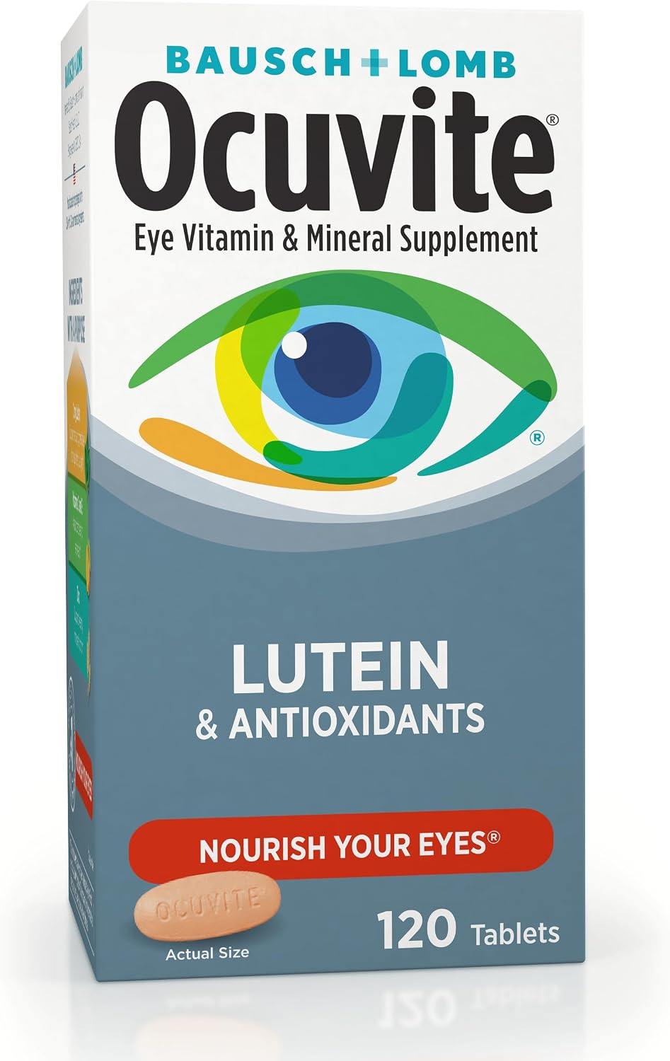 Bausch + Lomb Ocuvite Vitamin and Mineral Supplement with Lutein, 120 Tablets (Pack of 3) - görsel 3