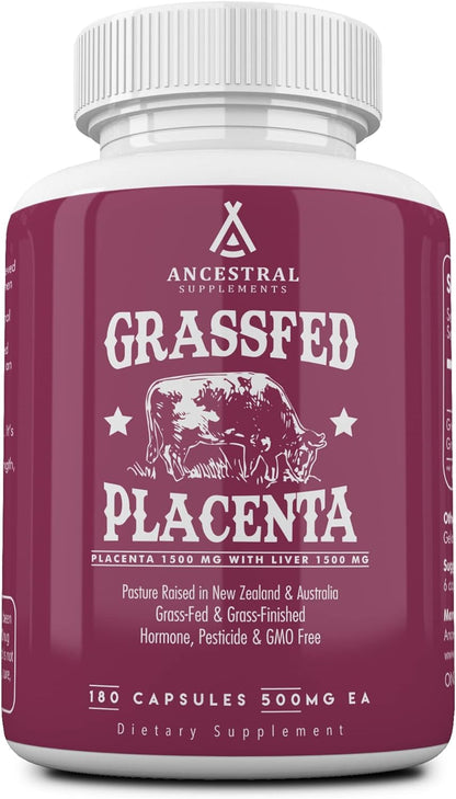 Ancestral Supplements Wild Caught Fish Eggs, 2400mg, 180 Capsules