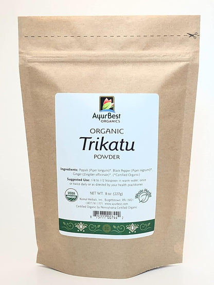 Organic Trikatu Powder, AyurBest Organic, Kosher, Ayurvedic (454g)