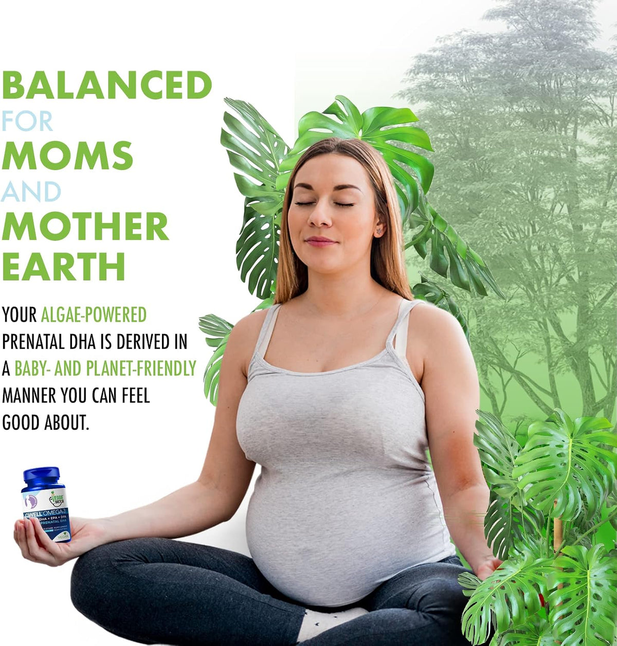 Vegan Prenatal Vitamins with DHA & Vitamin E – 60 Soft gel capsule Capsules - görsel 5