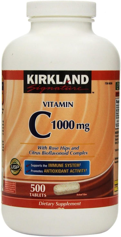 Kirkland Signature Vitamin C 1000 mg, 500 – Buffered Vitamin C (Sodium Ascorbate): Some people prefer a buffered – Image 6