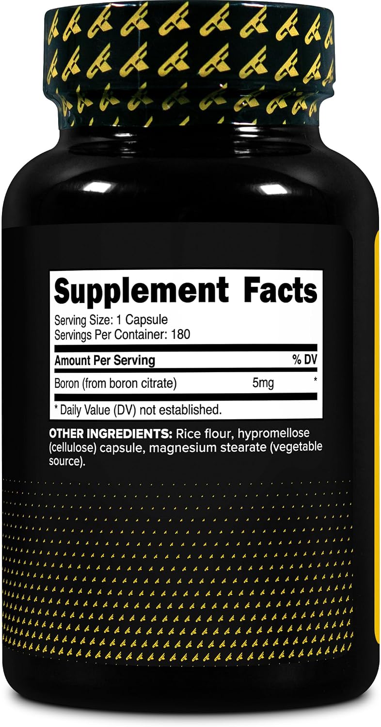 PrimaForce Boron Capsules 5 mg, 180 Vegetarian Capsules - görsel 4