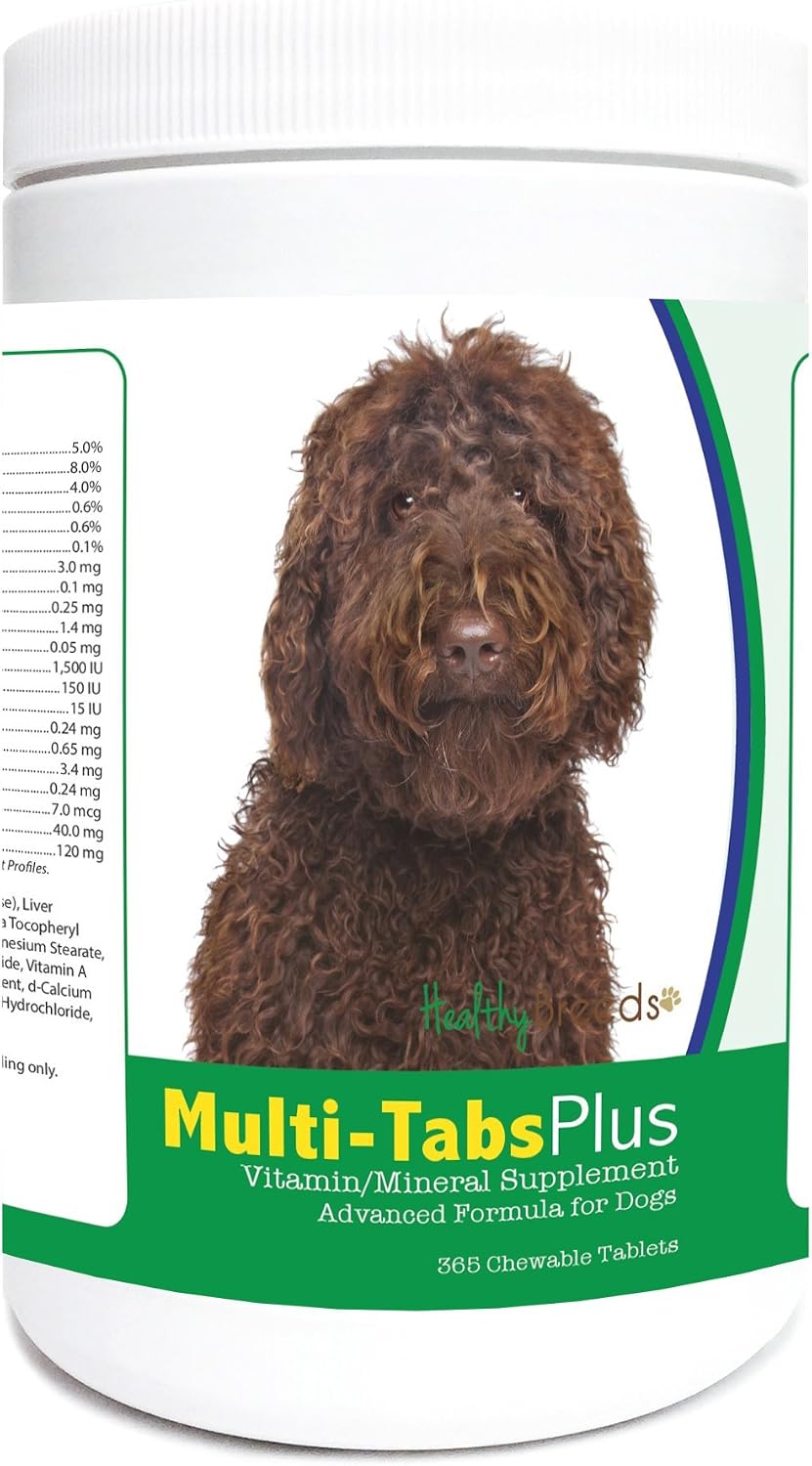 Healthy Breeds Labradoodle Multi-Tabs Plus Chewable Tablets (365 Count) - görsel 1