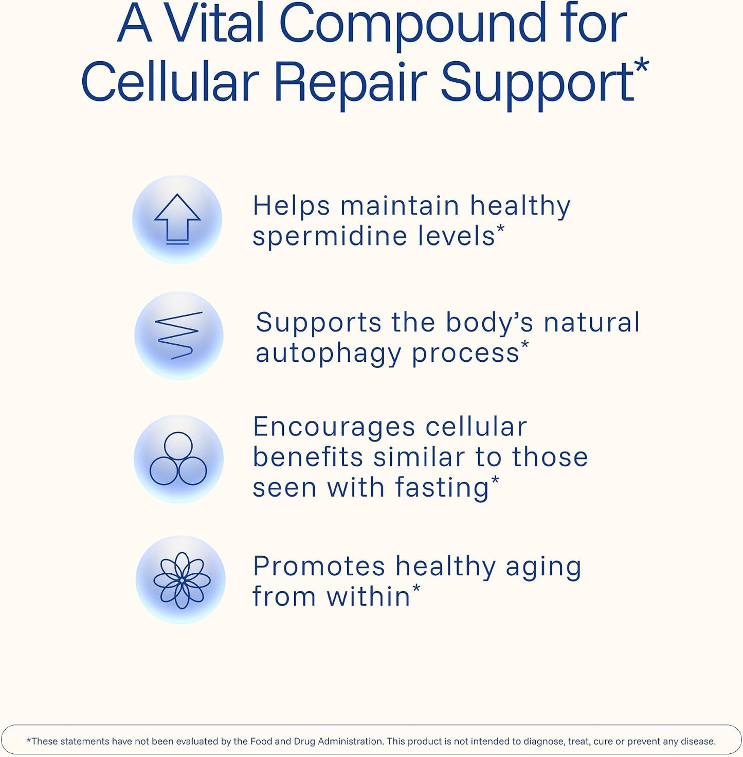 ProHealth Pure Spermidine 1 mg - 180 Capsules - Plant-Based Cellular Renewal Supplement - görsel 3