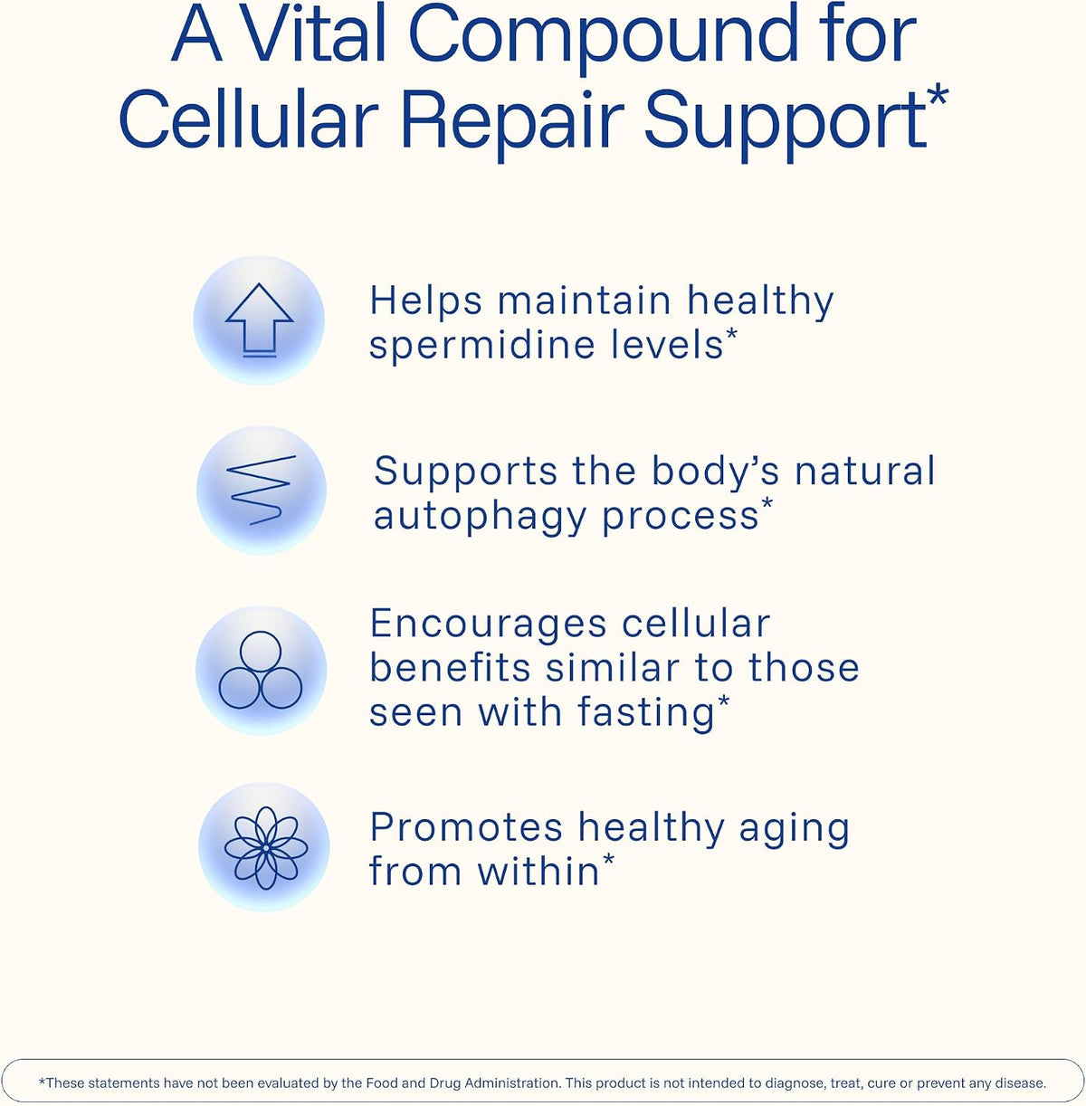 ProHealth Pure Spermidine 1 mg - 180 Capsules - Plant-Based Cellular Renewal Supplement - görsel 3