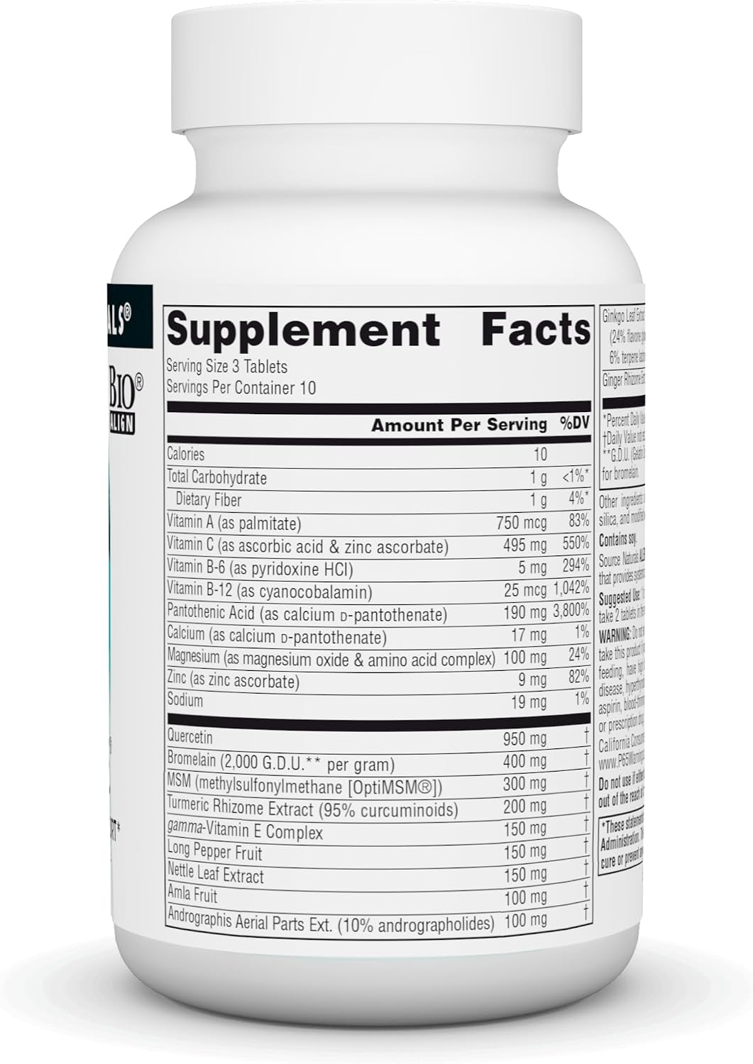 Source Naturals Aller-Response, Seasonal Immune Support - 30 Tablets - görsel 2