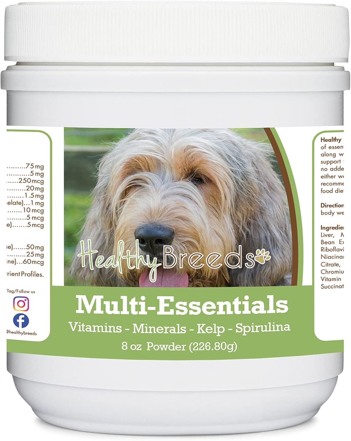 Healthy Breeds Otterhound Multi-Essentials Powder for Dogs - an Ideal Supplement of Vitamins, Minerals & Antioxidants - 8 oz - görsel 1