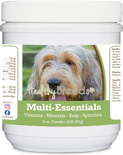 Healthy Breeds Otterhound Multi-Essentials Powder for Dogs - an Ideal Supplement of Vitamins, Minerals & Antioxidants - 8 oz