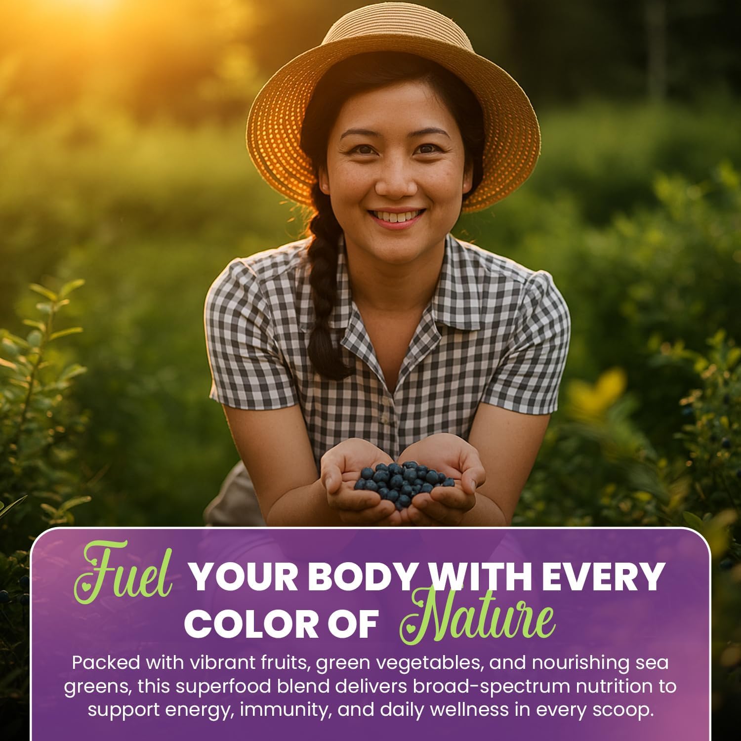 Greens+ Organic Wild Berry Superfood Powder - görsel 4