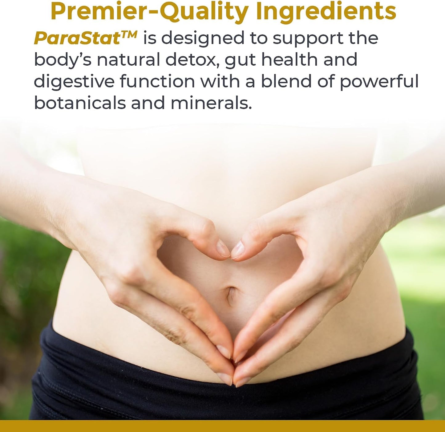 Premier Research Labs ParaStat – Intestinal Cleanse, Natural Gut Cleanse for Women and Men – 90 Capsules (30-Day Supply) - görsel 3