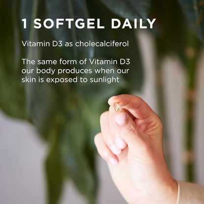 Solgar Vitamin D3 (Cholecalciferol) 250 mcg (10,000 IU) Softgels - 120 Capsules
