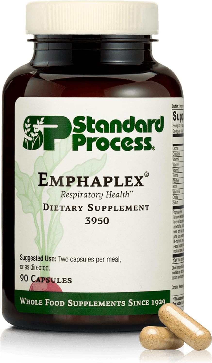 Standard Process Emphaplex - Respiratory System Supplement, 90 Capsules - görsel 1