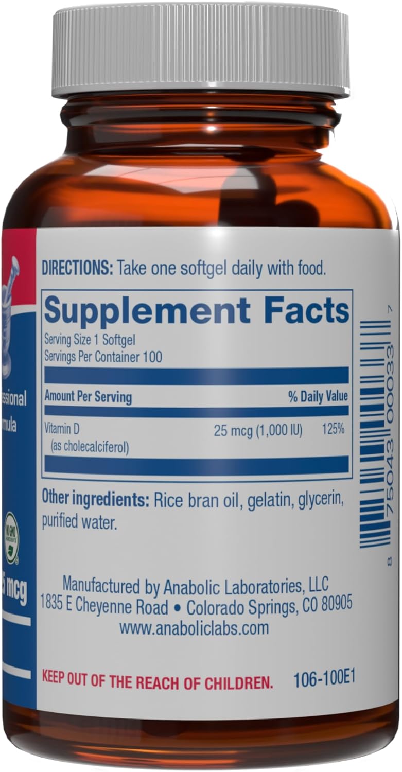Vitamin D3 1000 IU High Absorption Supplement – Clinical Formula - görsel 2