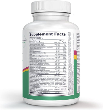 Complete Thymic Formula™ - Multivitamin and Multimineral with Thymus Glandular Extracts