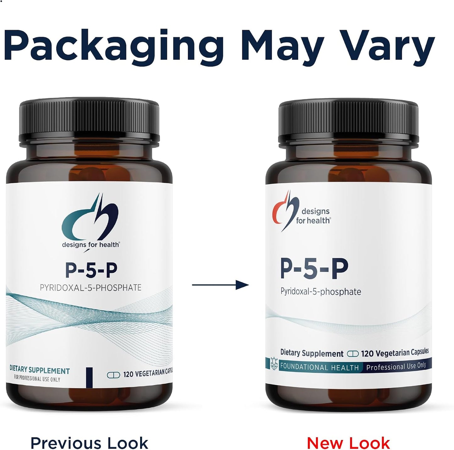 Designs for Health P-5-P - 50mg Vitamin B6 (Pyridoxal-5-Phosphate), 120 Capsules - görsel 4
