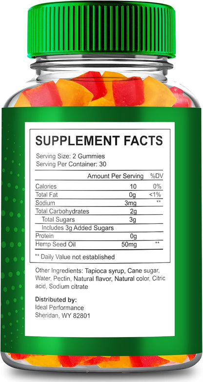 GreenVow Hemp Gummies – Official GreenVow Supplement, Maximum Strength, All Natural Support (60 Gummies)