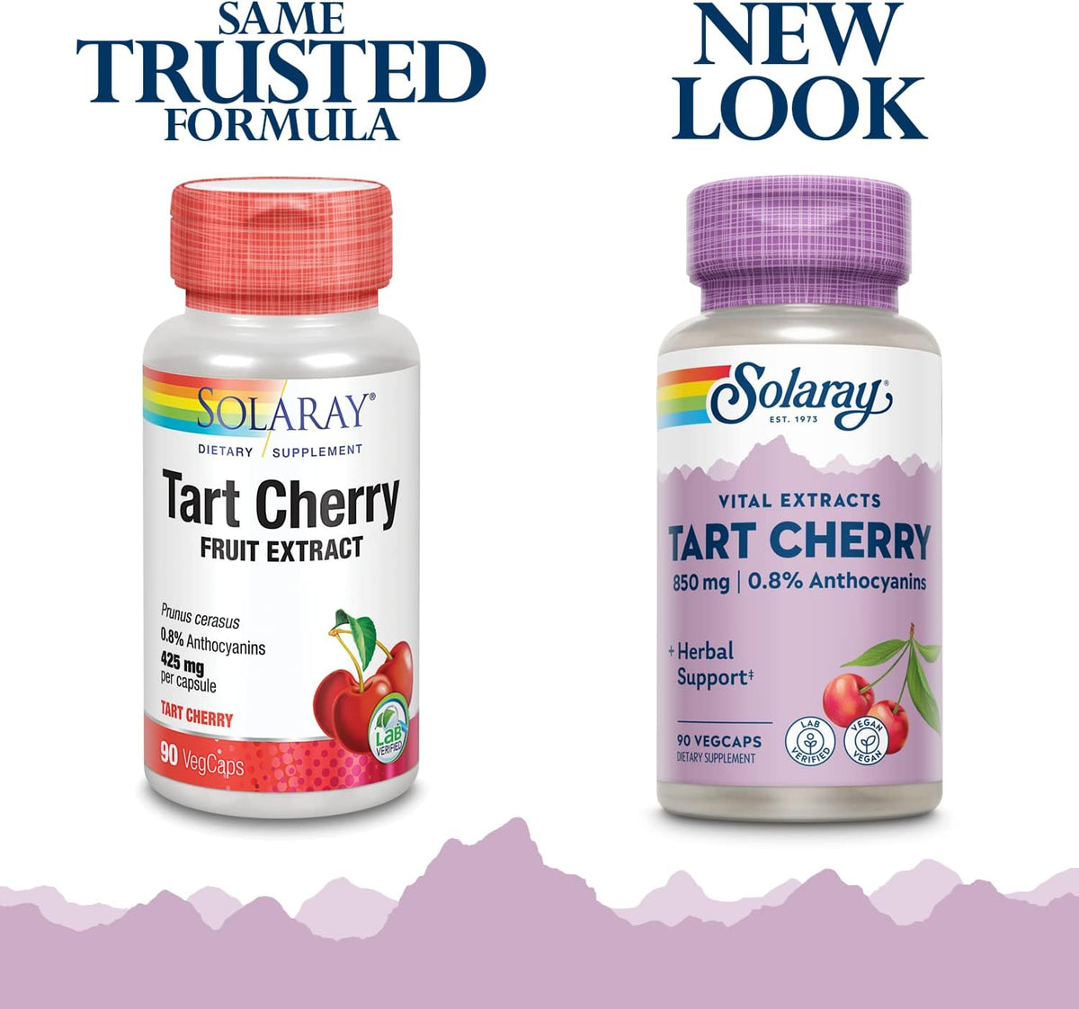 Solaray Tart Cherry Fruit Extract 850 mg - 90 VegCaps - görsel 2