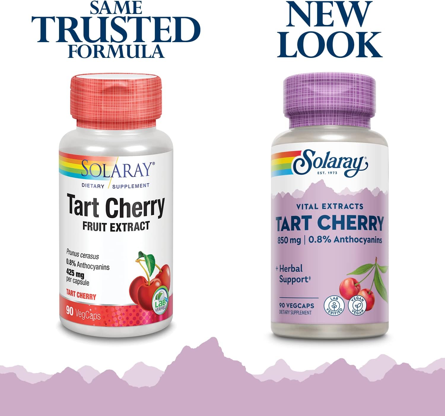Solaray Tart Cherry Fruit Extract 850 mg - 90 VegCaps - görsel 2